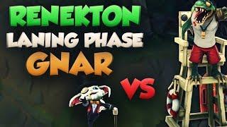 GUIDE TO MASTERING RENEKTON VS GNAR | LANING PHASE RENEKTON VS GNAR | KOREAN REPLAY |