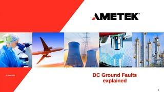 Understanding DC Ground Faults