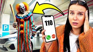 HORROR CLOWN klaut mein Auto !  (ich habe Angst)- Celina