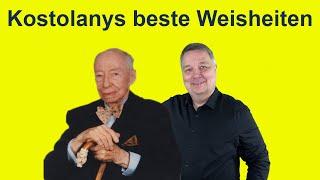 Die 10 besten Zitate von Börsenaltmeister André Kostolany erläutert