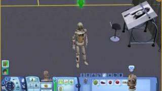 The Sims 3 Ambition - SimBot Shorting Out