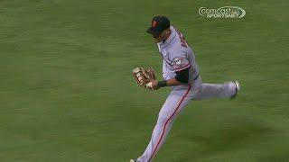 SF@LAD: Dominguez catches Kemp's sinking liner
