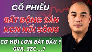 Cổ phiếu Bất Động Sản Công Nghiệp NỔI SÓNG  GVR, SZC,.. Cơ hội lớn bắt đầu?