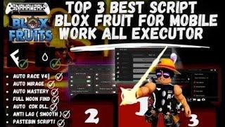 [ TOP 3 BEST SCRIPT ]  BLOX FRUIT | AUTO RACE V4 | AUTO MIRAGE | WORK FOR MOBILE | PASTEBIN 2023