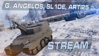 Стрим шоу - G. Angelos, SL1DE, Arti25 / Тёмная сторона World of Tanks