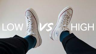 Converse Chuck Taylor High Top vs Low Top