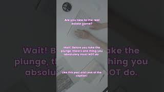 The Number 1 Mistake New Real Estate Investors Make! 