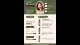 Graphic Designer Beautiful CV Format MsWord Resume Template