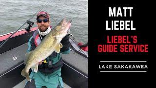 Matt Liebel on Lake Sakakawea