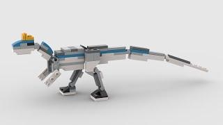 How to Build a Lego Cryolophosaurus (MOC Instructions)