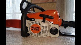 НУЛЕВАЯ БЕНЗОПИЛА STIHL MS-180/2021Г. СБОРКА ИЗ КОРОБКИ И ПЕРВЫЙ ЗАПУСК!