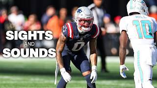 Sights & Sounds Patriots vs. Dolphins NFL Week 5 | Christian Gonzalez's First Interception in 2024