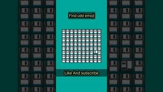 Find odd emoji #ytshorts #gkquiz #shortsfeed #trendingvedio #youtubeshorts # चैलेंज फॉर यू