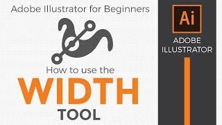 How to Use the Width Tool in Adobe Illustrator CC for Beginners