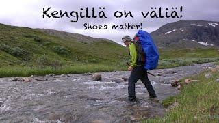 Fishing-Hiking 10: Shoes matter. Hiking shoes, camping shoes, crocs...