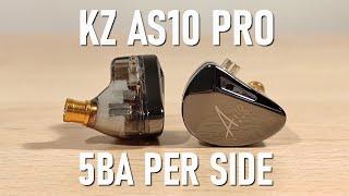 KZ AS10 Pro Review - 5 Balanced Armatures Per Side