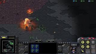 Starcraft Remastered Gameplay - Terran vs Zerg (CPU)