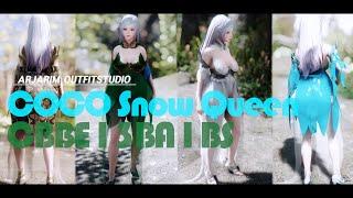 SKYRIM OUTFIT I COCO Snow Queen Full CBBE 3BA BHUNP