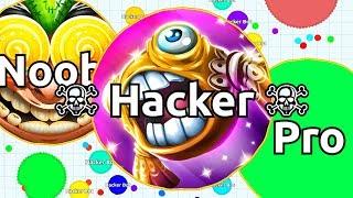 NOOB vs PRO vs HACKER in Agar.io