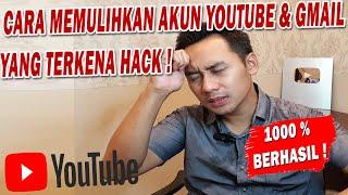 Cara MEMULIHKAN AKUN YOUTUBE & GMAIL Yang Terkena HACK! 1.000% BERHASIL️