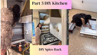 DIY Built-In Spice Rack | Budget-Friendly Kitchen Remodel Part 5