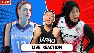 LIVE REACTION IBK ALTOS VS RED SPARKS, KOREA V-LEAGUE