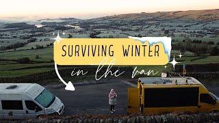 Van camping in winter in the PEAK DISTRICT for NEW YEAR | Ep. 20