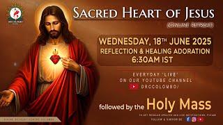 (LIVE) Sacred Heart of Jesus; Online Retreat | Wednesday | 18 June 2025 | DRCColombo