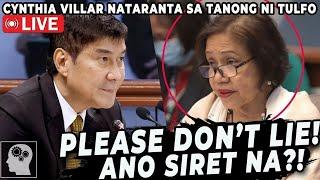  CYNTHIA VILLAR NATARANTA sa TANONG ni TULFO! PLEASE DON'T LIE! | Jevara PH