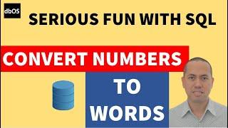 Convert numbers to words in SQL