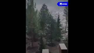 Туристов алтайского курорта Манжерок эвакуировали из-за ливня