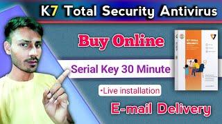 K7 Antivirus Buy Online & Installation || Email Delivery Serial Key 30 Minute