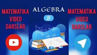 8-sinf | Algebra | 1-dars | Algebraik ifodalar.