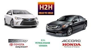 H2H #18 Toyota New Camry vs Honda Accord