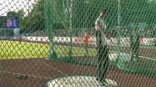 Mykyta nesterenko 65m with 2kg discus