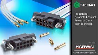 High Reliability power on 2mm pitch connector ǀ Datamate T-Contact