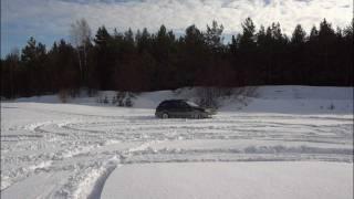 2.Subaru Outback and Audi A6 Winter Off Road (Bolderai)