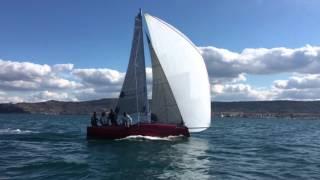 Fareast 23R test sailing by Cleanport