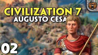 Guerra começou desde cedo | Civilization 7 #02 | 4K PT-BR