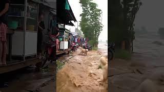 Floods Hit Villages on Riverbanks
