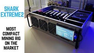 SharkMining Most compact 8 GPU Mining Rig Build with Touchscreen | NVIDIA 1080 Ti