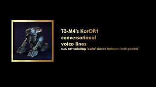 T3-M4's KotOR1 Lines no barks