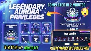 New Legendary Auction Event Complete Kaise Kare | How to Win Bundle free fire | New event free fire