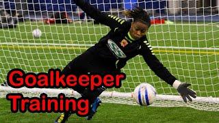 Goal keeper training session with Guiseppe Weller and Adrian Tomas