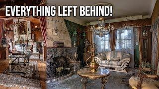 Untouched abandoned Luxembourgish MILLIONAIRES Mansion - Everything left behind