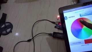 Color Picker arduino RGB LED Android