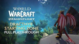 Dracthyr Evoker STARTING ZONE! Full Playthrough | Dragonflight Alpha