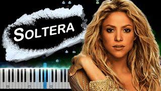 Shakira - Soltera Piano Tutorial