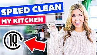 Speed Cleaning Kitchen  Make your house look clean, fast! 10 minute cleaning routine