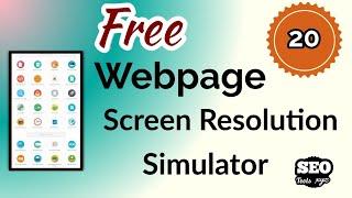 Webpage Screen Resolution Simulator | SEO Tools XYZ